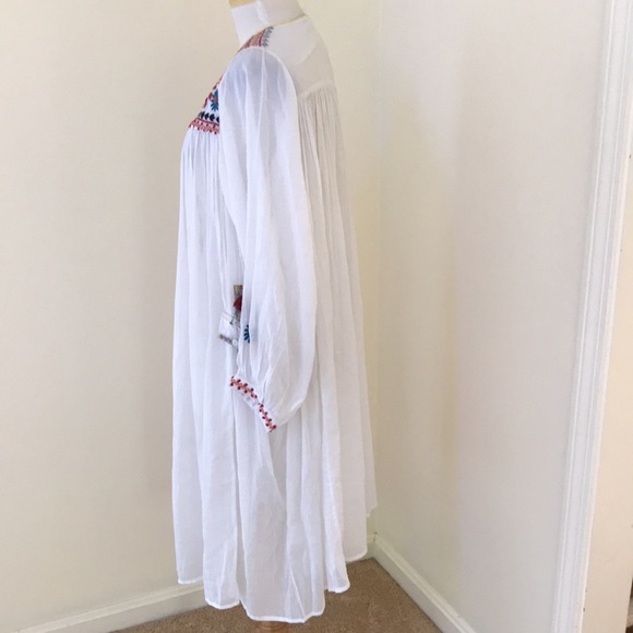 NWT! JOHNNY WAS was OS beaded aster tunic - Picture 4 of 10